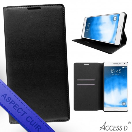 FOLIO POUR SAMSUNG A 20 AUTOMATIQUE NOIR