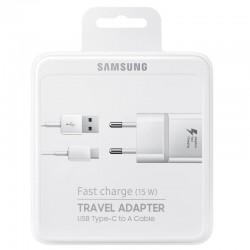 CHARGEUR FAST SAMSUNG 15W TYPE C BLANC