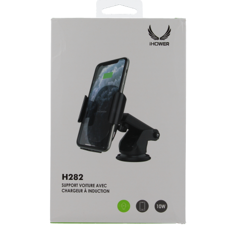 SUPPORT VOITURE AVEC CHARGEUR A INDUCTION