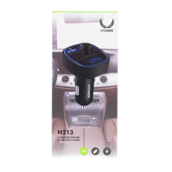 TRANSMETTEUR FM CHARGEUR VOITURE BLUETHOOTH 2 PORTS-iHOWER