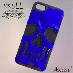 TETE DE MORT BLEU POUR IPHONE 4/4S