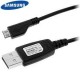  CABLE DATA SAMSUNG MICRO USB NOIR 0.8M APCBU10BBE 