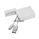 CABLE CHARGEUR MICRO USB RETRACTABLE BLANC