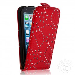 CASE IPHONE 6,6S STRASS ROUGE A RABAT