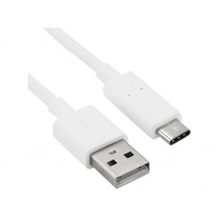 CABLE USB-C BLANC 2 METRES