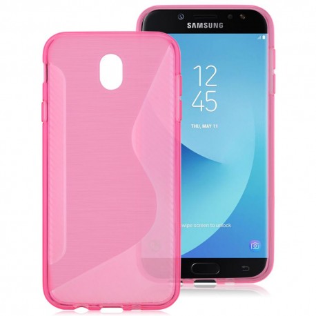 SILICONE S POUR SAMSUNG J5 2017 ROSE