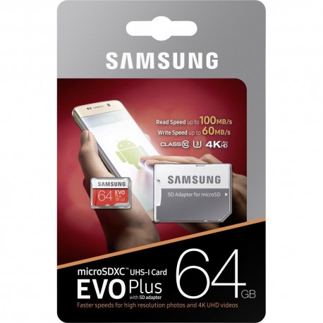 CARTE MEMOIRE SAMSUNG 64 GB EVO PLUS