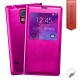 FLIP COVER POUR SAMSUNG NOTE 3 NEO NOTE 3 LITE ROUGE