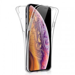 SILICONE DOUBLE IPHONE XS MAX CLEAR TRANSPARENTE