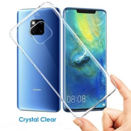 SILICONE HUAWEI MATE 20 PRO CLEAR TRANSPARENTE