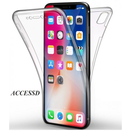 SILICONE DOUBLE IPHONE XR CLEAR TRANSPARENT